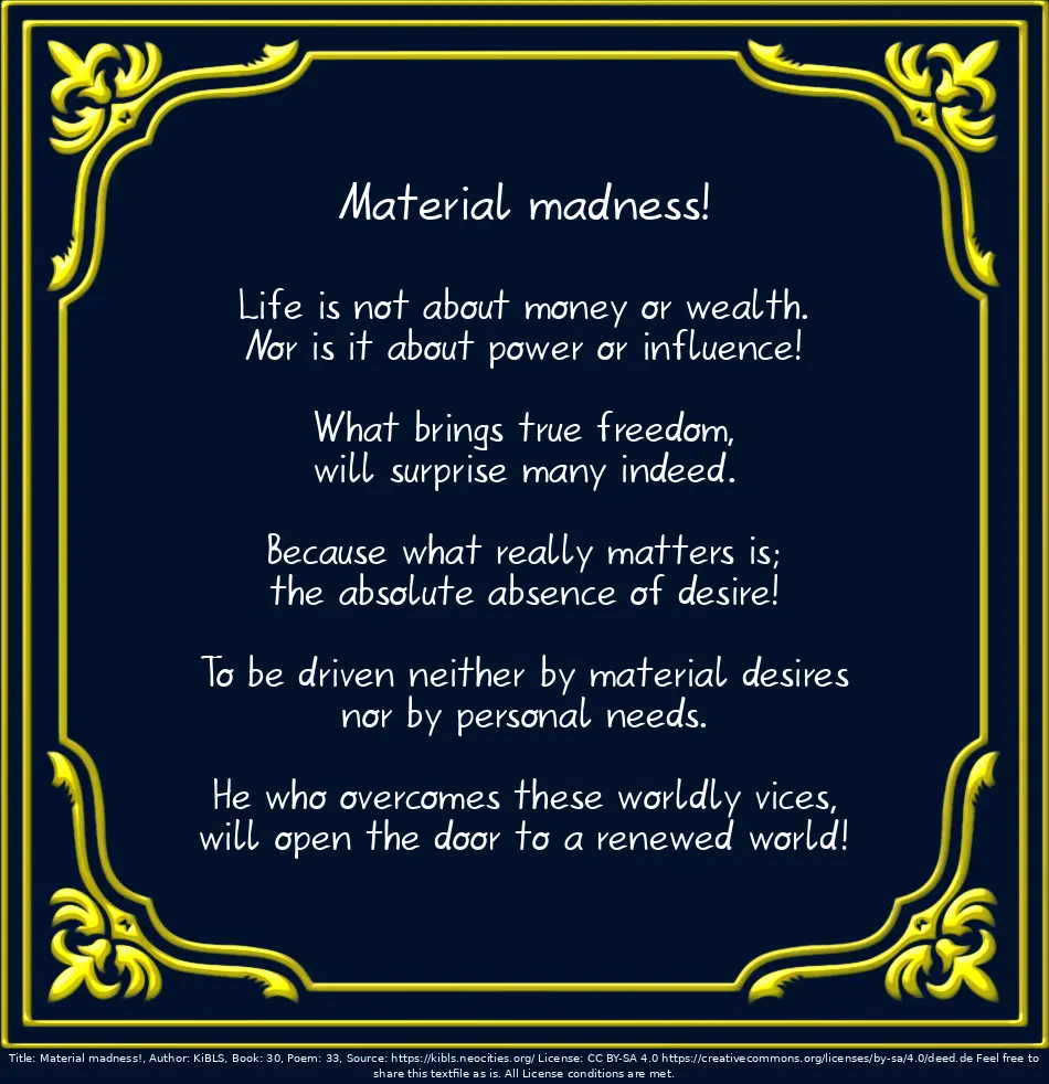 Material madness!