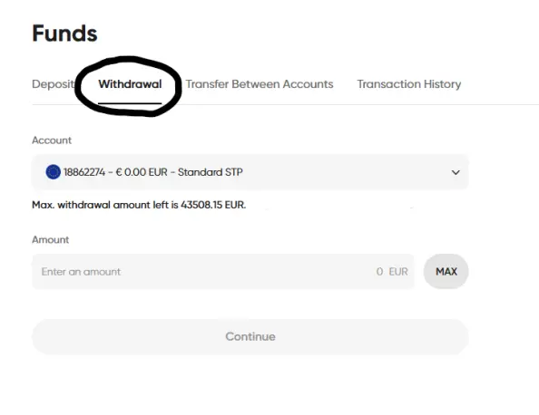 How To Use Vantage Markets withdraw