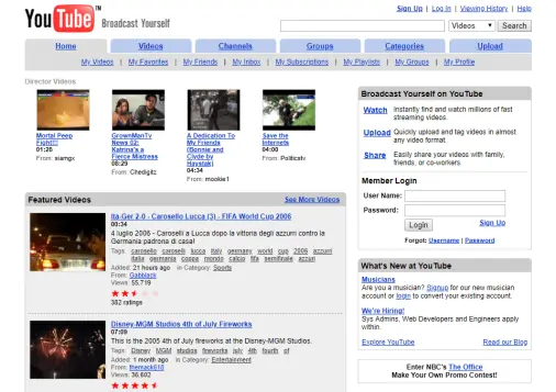 Youtube 2006