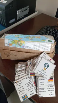 nft geography game card IRL in real life