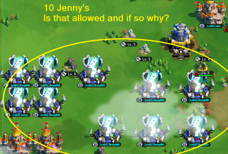 10 Jenny's in LOK is that allowed?