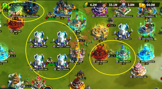 Multiple Kingdoms, multiple players have them