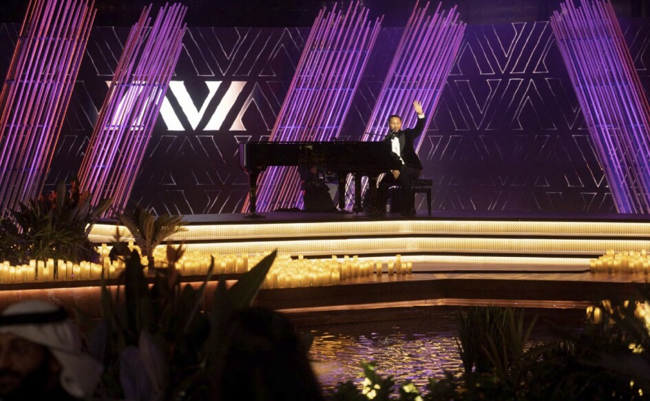 VIA Riyadh Opening Ceremony (2023) VIA Riyadh Opening Ceremony (2023) | Featuring John Legend | Production Design by Patrick Larsen, Studio Bound | Produced by Five Currents | Artistic Director Franco Dragone