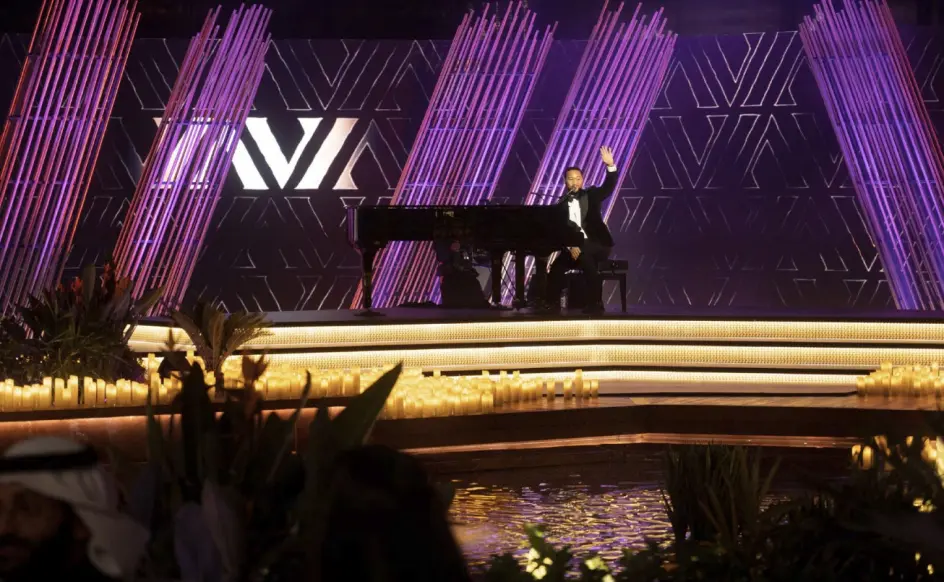 VIA Riyadh Opening Ceremony (2023) VIA Riyadh Opening Ceremony (2023) | Featuring John Legend | Production Design by Patrick Larsen, Studio Bound | Produced by Five Currents | Artistic Director Franco Dragone