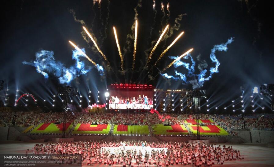 National Day Parade 2019 — Singapore National Day Parade 2019, Singapore | Set Design by Patrick Larsen, Studio Bound | Produced by Singapore Armed Services | Directed by Dick Lee