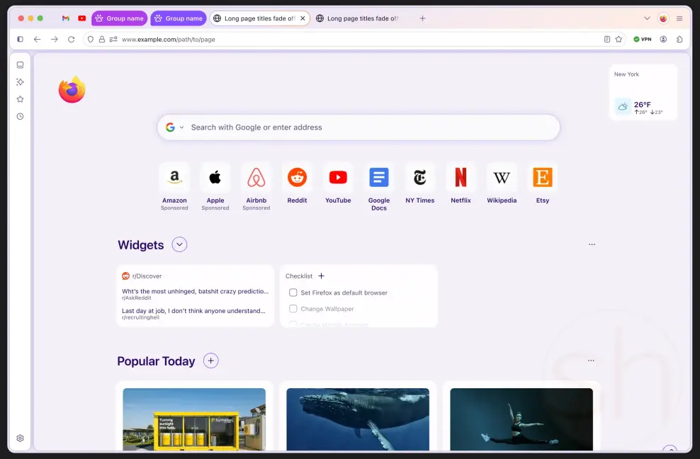 Nova Firefox