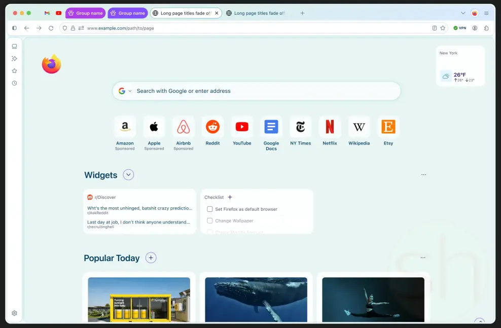 Nova Firefox