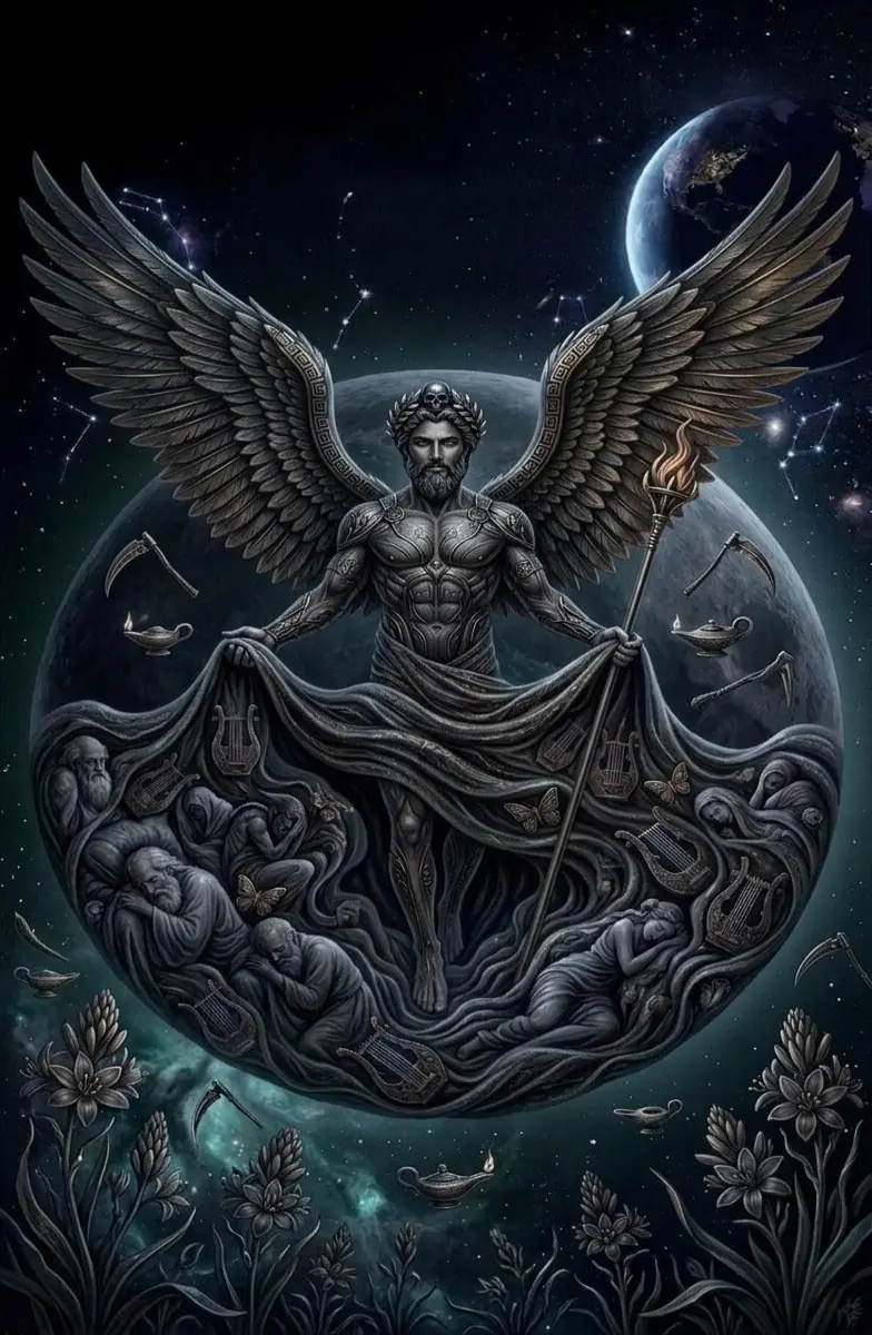 The twin brother of Hypnos