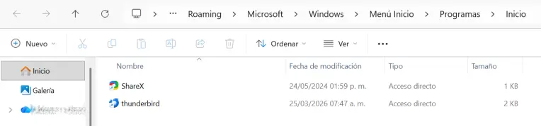 Lista de tareas a ejecutar