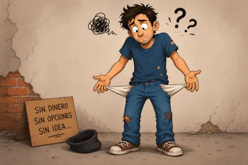 Sin dinero