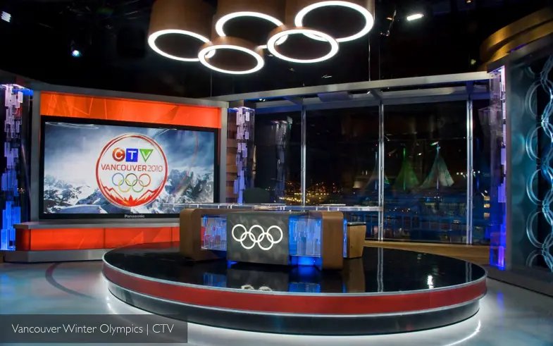 Vancouver Winter OIympics Broadcast Set