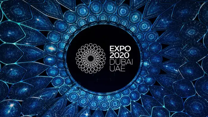 Expo 2020 Dubai Opening Ceremony, Al Wasl Plaza, 2021. Production design: Patrick Larsen / Studio Bound. The commission that most completely tested the integrated model — scale, cultural complexity, and a global broadcast audience.