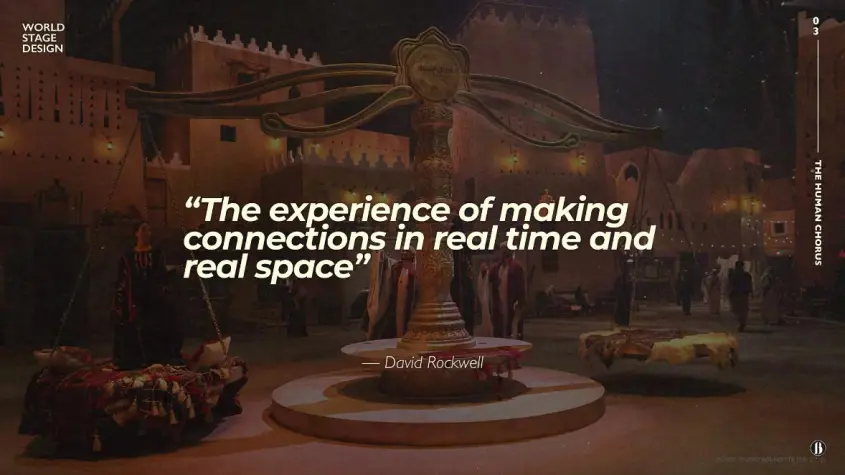 Souk Wonders, Riyadh Season 2025, Saudi Arabia. Production design: Patrick Larsen / Studio Bound, in collaboration with Dragone.