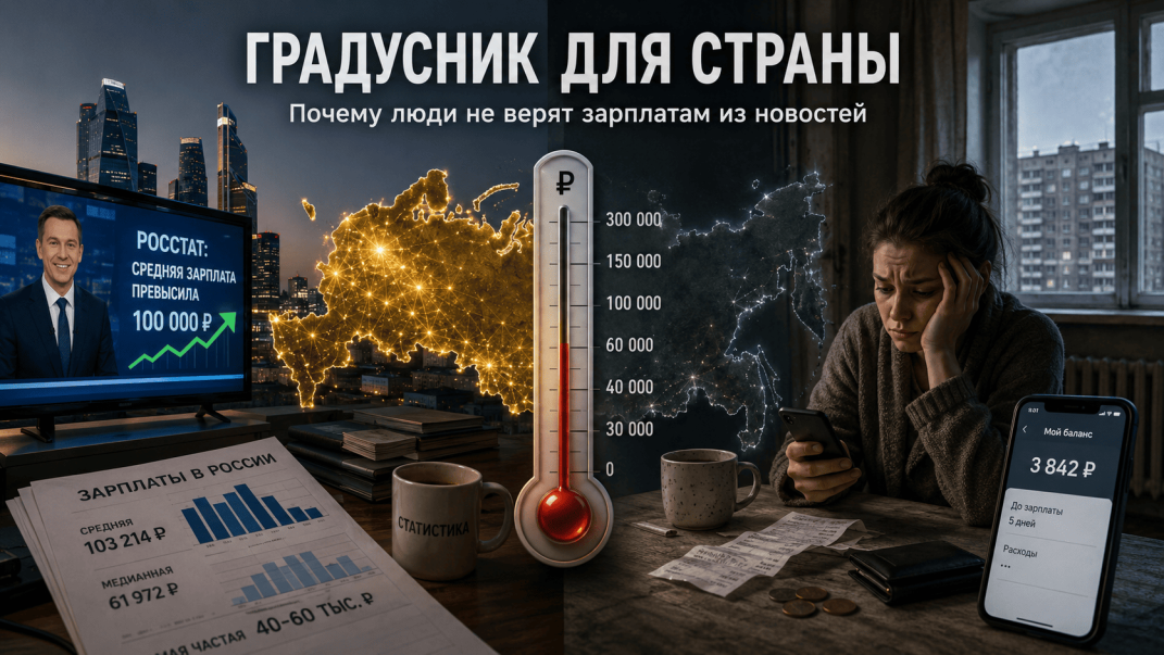The average salary in Russia