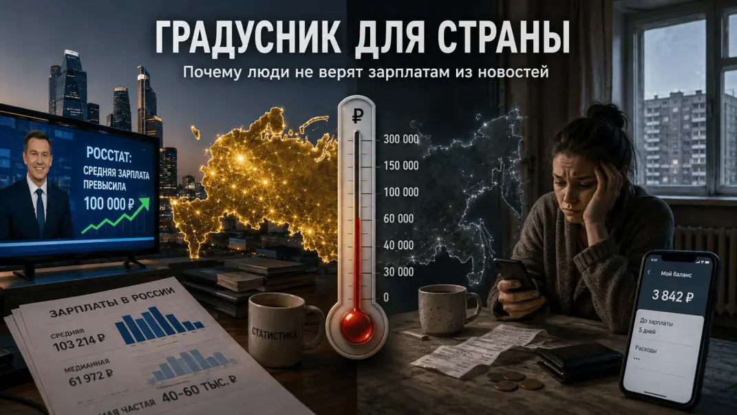 The average salary in Russia