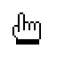 Antiguo icono cursor Netscape Navigator