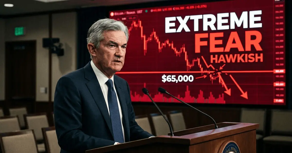 Jerome Powell press conference Bitcoin market.
