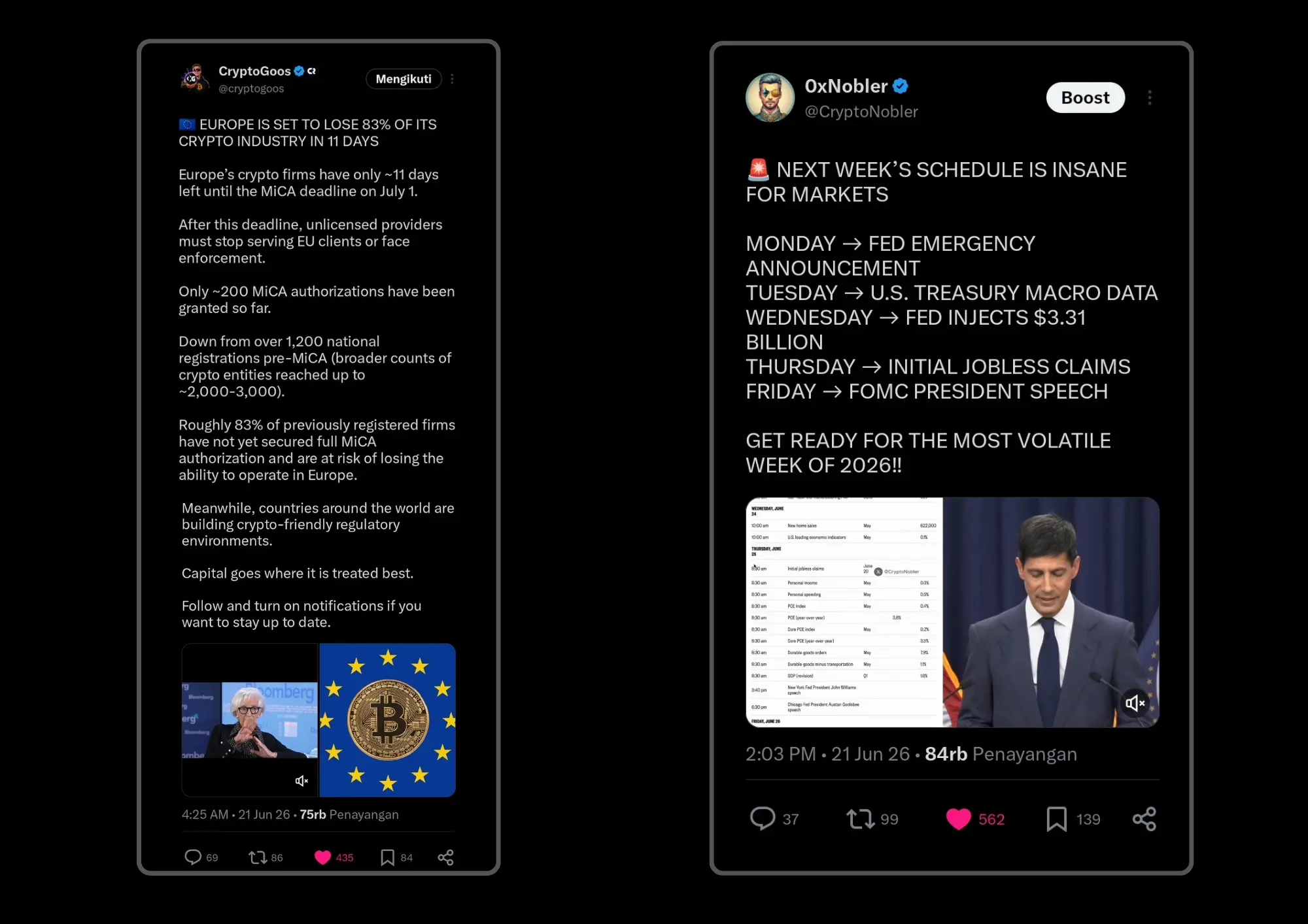 News crypto and stocks