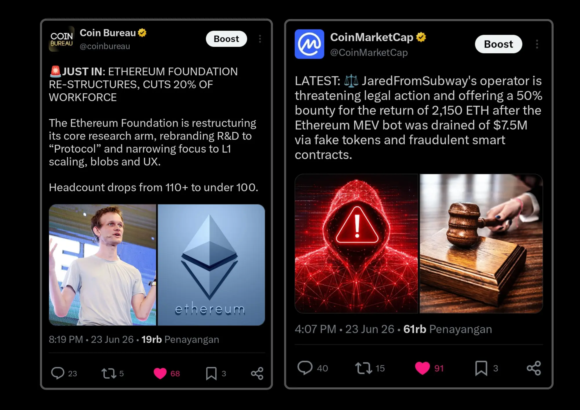 Latest ETH news