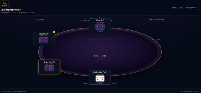 algorand poker criptomedia