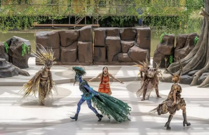 The company of Lila. Enchanting Valley, Bogor — Studio Bound, in partnership with Taman Safari Indonesia. Image: Taman Safari Indonesia.