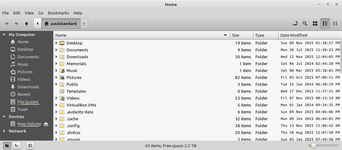 selecting a file location