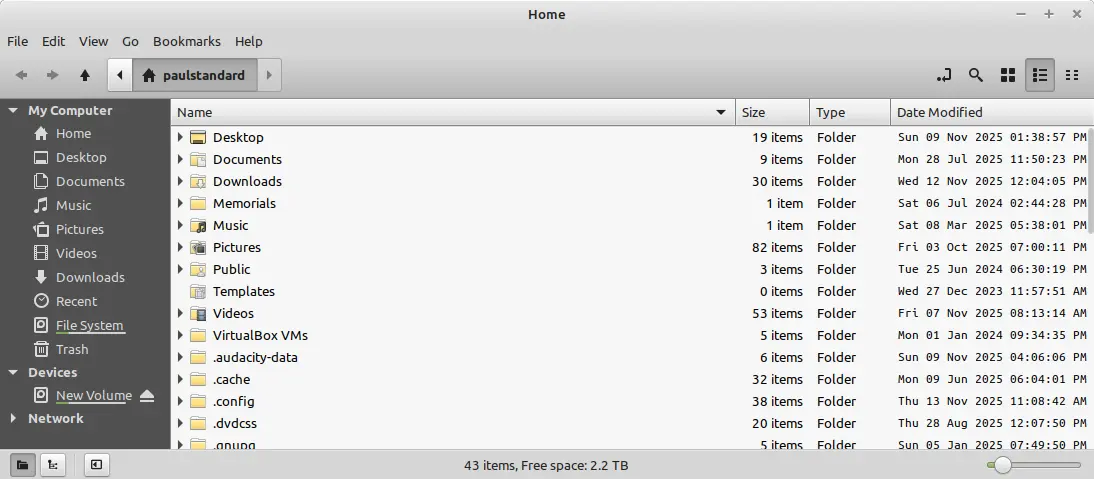 selecting a file location