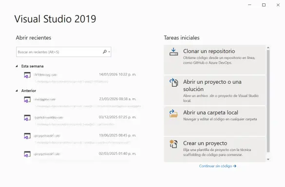 Visual Studio 2019