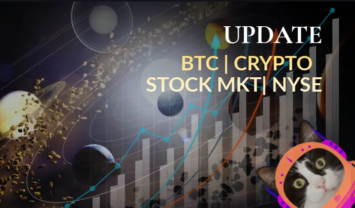 Update Bitcoin and stock market update