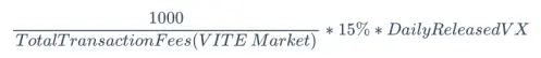 listing as mining formula