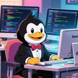 Tux coding