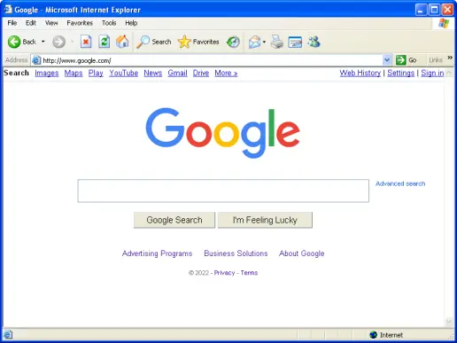 Internet Explorer 6