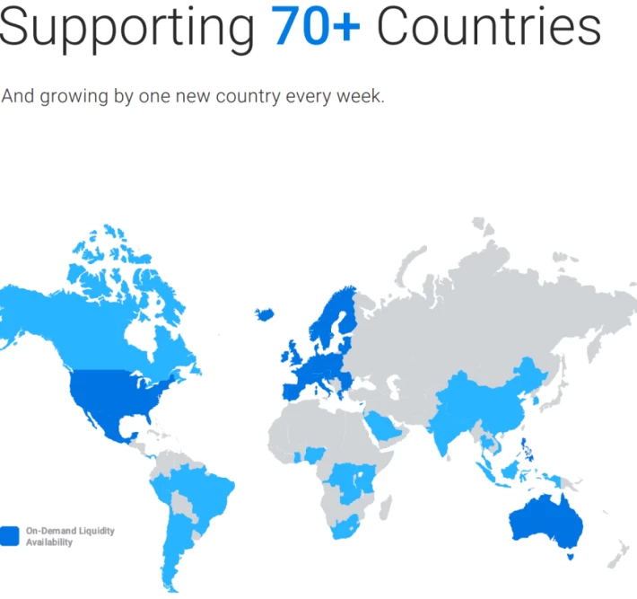 Ripples network is expanding by one new country every week