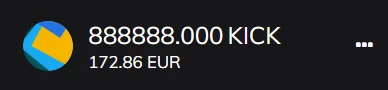 The random 888888 KICK TOKEN