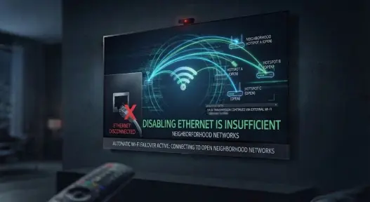 LG Unplugging the Ethernet Cable May Not Be Enough