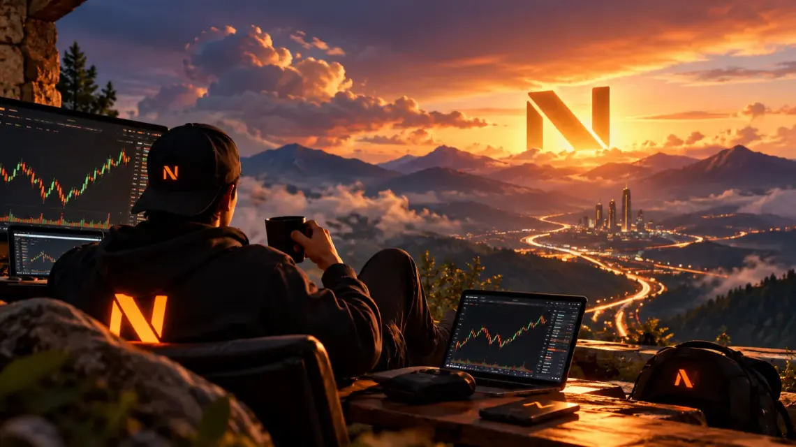 The daily N1 routine 🧡 Still farming, still building