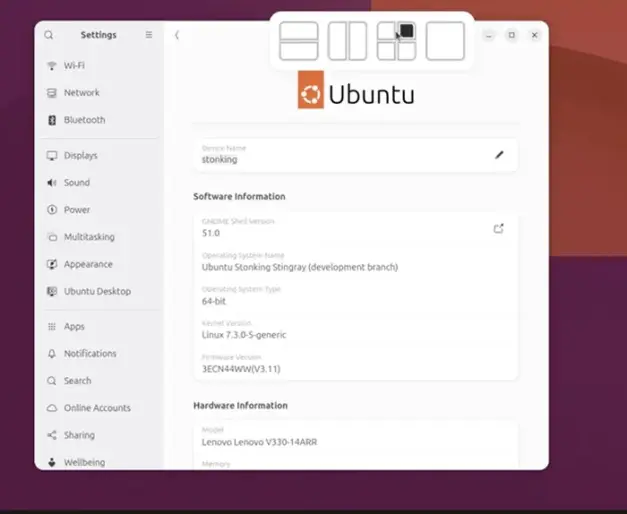 Tiling assistant Ubuntu