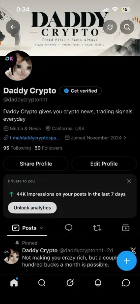 My X page