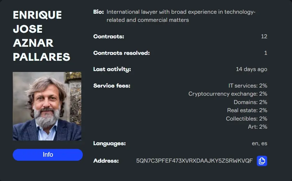 Arbiter in the Obyte ArbStore