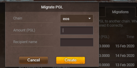 Moving pgl from map to map
