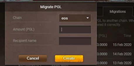 Moving pgl from map to map