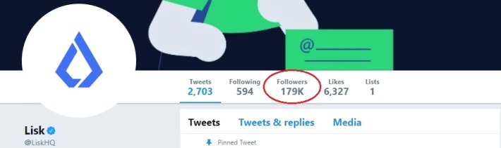 Lisk twitter