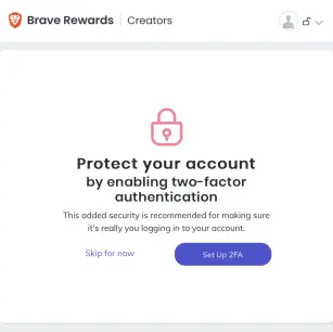 2FA screen