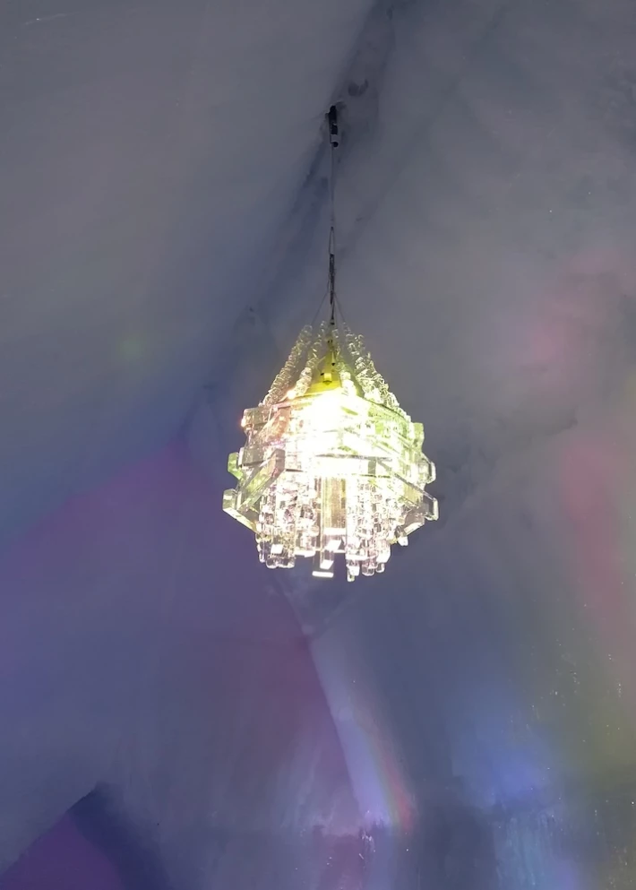ice chandelier