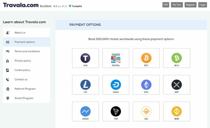 travala_screen_cryptocurrency_support