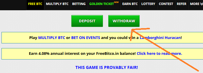 withdraw btc