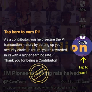 Pi Token mining Processes Through Smartphone