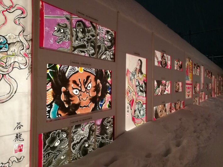 hirosaki lantern display