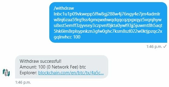 Withdraw Command