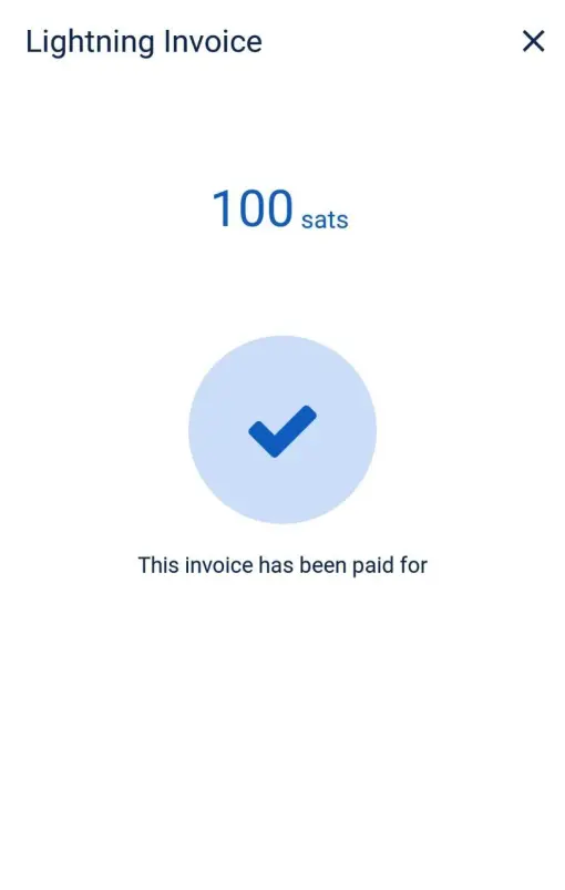 Payout Confirmation